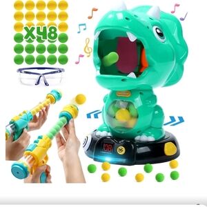 Dinosaur Ball Shooting Game for Kids - Green